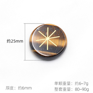 Agata naturale Chakra pietre streghe rune pietre scolpite <span class=keywords><strong>in</strong></span> stile Feng Shui per la decorazione della casa guarigione materiale di pietre preziose - Product Image 2