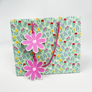 Bolsa <span class=keywords><strong>de</strong></span> Papel para Compras con Logotipo Personalizado, Bolsa <span class=keywords><strong>de</strong></span> Papel con Asas <span class=keywords><strong>de</strong></span> Cuerda para Compras - Product Image 2