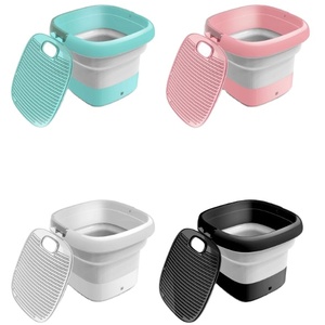 Xách Tay Điện Mini Máy Giặt Top-Tải Bán Tự Động Cho Hộ Gia Đình Và Ngoài Trời Sử Dụng Có Thể Gập Lại Thiết Kế - Product Image 4