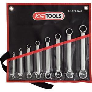 KS TOOLS - 920.0448 ULTIMATEplus Jeu de clés à double anneau, droites (8 pcs) - EAN 4042146292143 WRENCHES RING WRENCHES - Product Image 2
