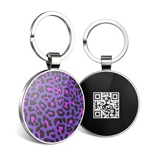 Cá nhân hoá tùy chỉnh thẻ con chó kim loại mã <span class=keywords><strong>QR</strong></span> thẻ vật nuôi thông minh Thẻ ID vật nuôi cho vật nuôi Vòng cổ - Product Image 3