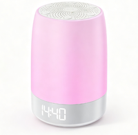 Machine à bruit blanc pour bébé, lampe multicolore, lecture Bluetooth, réveil