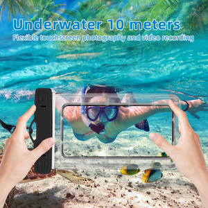 Custom Logo Clear Cell Phone Pouch Underwater Touch Screen Universal Outdoor Waterproof <strong>Smartphone</strong> Dry <strong>Bag</strong> Swim Travel - Product Image 5
