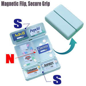 Kit <span class=keywords><strong>de</strong></span> Viaje, Adaptador <span class=keywords><strong>Convertidor</strong></span>, Organizador <span class=keywords><strong>de</strong></span> Pastillas con Báscula Magnética para Equipaje y Regla, para Viajar por el Mundo - Product Image 3