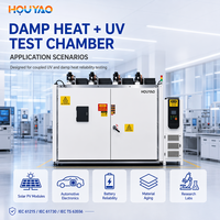 Cámara de Prueba de Humedad y Calor Combinada con UV, Duradera, de Acero Inoxidable SUS304, para Pruebas de Fiabilidad de Paneles Solares IEC 61730 MST 54