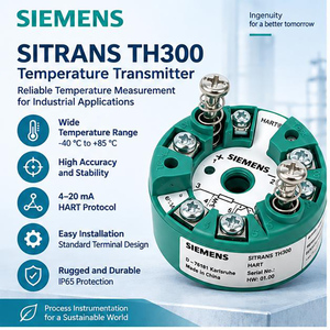 Sitrans Th300 Head Mount <b>Temperature</b> 4-20ma Hart Rtd Tc Input Reliable Industrial Process Measurement Low Price - Product Image 3