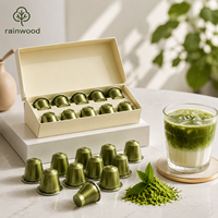 Cápsulas de Café Matcha Rainwood 3g, Polvo de Té Verde en Cápsulas, Proveedor Mayorista de Fábrica OEM
