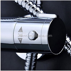 <span class=keywords><strong>Grifo</strong></span> de ducha Rozinsanitary termostático de estilo redondo de 8 pulgadas, conjunto de columna de ducha <span class=keywords><strong>con</strong></span> ducha de mano - Product Image 3
