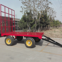 Remorque à foin à plat Bale Trailer