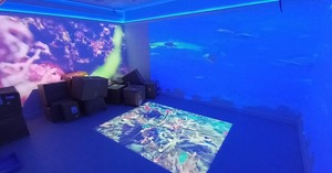 Hệ thống tường/sàn tương tác màn hình lớn, chiếu sàn tường tương tác cho công viên giải trí, triển lãm - Product Image 3