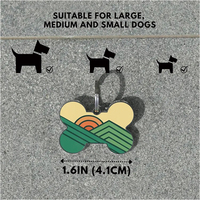 Placa de Identificación Personalizada para Mascotas con Código QR, Etiqueta de Identificación para Perros con Código QR