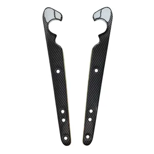 Support de clignotant pour garde-boue arrière de moto en fibre de carbone pour Harley Sportsters Iron XL 883 <span class=keywords><strong>1200</strong></span> 48 72 2004-2020 - Product Image 1