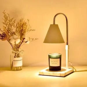 Beeman 촛불 왁스 따뜻한 램프 금속 테이블 라이트 램프 Dimmable 촛불 Melter 향기로운 촛불