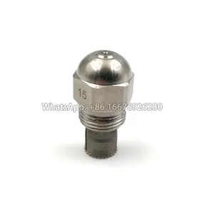 1/4'' 9/16'' Stainless Steel Water Fuel Oil Burner Fog Misting Spray Nozzle Full-Cone Oil Nozzle Angle 50-90 Degrees