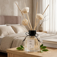 Diffuseur de parfum en rotin naturel pour la maison, aromathérapie, bâtonnets en rotin tissés à la main, huile essentielle parfumée, désodorisant d'air décoratif