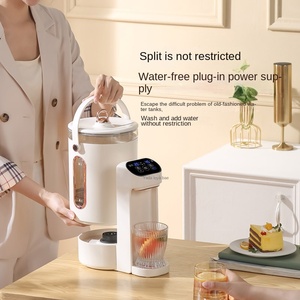 Bouilloire électrique sans fil multifonctionnelle 1200W 1,8L en acier inoxydable avec contrôle numérique de la température et chauffage intelligent préréglé - Product Image 4