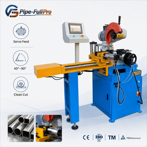Máquina de Corte de Tubos de Metal 315, Corte en Frío, Semiautomática, Alimentación Servo, Alta Precisión, Sin Rebabas, para la Industria de la Fontanería - Product Image 1