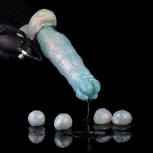 YOCY Dildo Ovipositor de Fantasía, Dildo Hueco para Vagina y Ano, Juego Sexual de Puesta de Huevos, Masturbación, Dildo Ovipositor para Mujeres y Hombres - Product Image 1