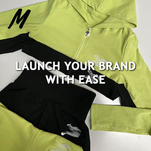 Ensemble 2 pièces personnalisé avec logo pour <span class=keywords><strong>femme</strong></span> : veste courte en coton et short – <span class=keywords><strong>Tenue</strong></span> décontractée <span class=keywords><strong>de</strong></span> printemps pour <span class=keywords><strong>femme</strong></span> - Product Image 3