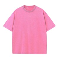 Vente en gros d'usine, t-shirts pour hommes de haute qualité, 230g, 100% coton, surdimensionnés, vintage, lavés à l'acide, impression DTG personnalisée, t-shirts pour hommes