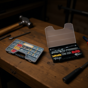 TTAKE Multi Store <b>Tool</b> <b>Box</b> <b>With</b> Organized Compartments For Hardware Storage - Product Image 3