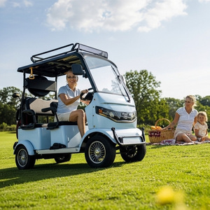 Carrito de Golf Eléctrico BRT de 4 Asientos, Cuatriciclo Eléctrico de Cuatro Ruedas, Certificado CE, Batería de 48V, 30km/h, Venta al Por Mayor de Fábrica - Product Image 2