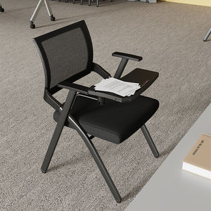 Modern Ergonomic Executive Extendable <b>Foldable</b> Office Chair Nylon Mesh Fabric Gliding Base <b>Desk</b> Writing Board for Home Office - Product Image 6