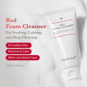 Medicube Kırmızı Köpük Temizleyici - Derinlemesine Temizlik, Kirleri Giderir, Sebum Kontrolü Sağlar, Kore Cilt Bakımı Kırmızı Köpük Temizleyici - Product Image 3