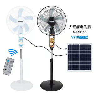 Ventilador solar con batería de 18000 mAh, oscilante de 45 cm, recargable, con motor de CC, de pie, para uso doméstico en dormitorios. - Product Image 3