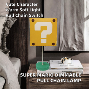 <strong>Super</strong> <strong>Mario</strong> Modern AC Powered Dimmable Pull Chain Desk <strong>Lamp</strong> Cute Personality Animal Student Table <strong>Lamp</strong> - Product Image 2