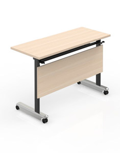 Phong cách đương đại spliceable Khung thép máy tính xách tay bàn gỗ chất liệu Stackable & đa năng có thể gập lại bánh xe cho văn phòng sử dụng nhà - Product Image 3