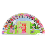 CDP Individuelles Kawaii Schulnotizbuch Schreibwaren-Set für Kinder Inklusive Stift Bleistift Notizbuch