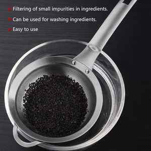 Ensemble de passoires et cuillères passoires à long manche pour cuisine, passoire pour fondue, en acier inoxydable 304 - Product Image 2