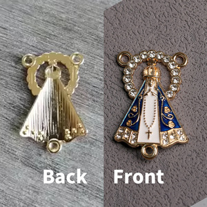 Komi คริสตัลพลอยเทียมเคลือบสีทำจากพระแม่มารี - Product Image 5