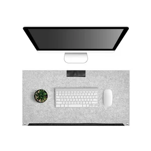 Ofis bilgisayar sümen büyük 80x4 0/120x60cm masa klavye Mouse Pad yün keçe dizüstü paspaslar