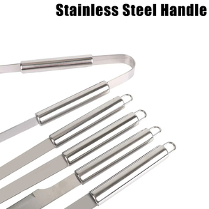 Juego de 3/9/20 Utensilios para Barbacoa de Acero Inoxidable, Espátula, Tenedor, Pinzas, Cuchillo, Cepillo, Brochetas para Acampar al Aire Libre - Product Image 3