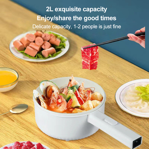 2024 <span class=keywords><strong>Tiktok</strong></span> Offre Spéciale 1.5L marmite électrique multifonctionnelle dortoir une personne marmite électrique fabricant d'usine - Product Image 3