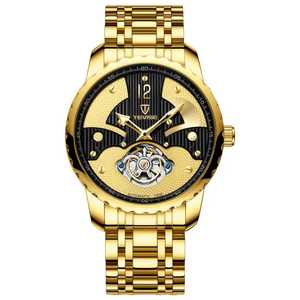 Top Design 3D Tourbillon Mechanical Wristwatch for Men Hollow-out Businessman Fashion Watch - Product Image 1