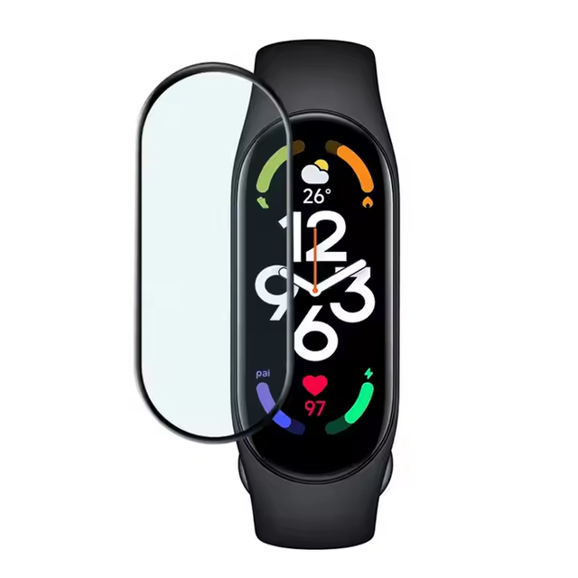 Soft Glass Protective Film Cover for Mi Band 7 6 5 4 Screen Protector for Xiaomi Miband 7 Accessories