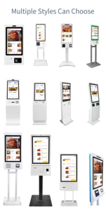 Kiosque de paiement de commande de kiosque de libre-service de 27 pouces avec l'imprimante Android pour le plancher fixé au mur d'hôtel de <span class=keywords><strong>restaurant</strong></span> - Product Image 6