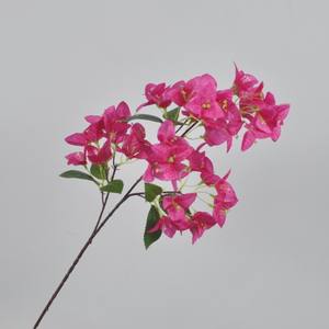 Vente en gros de bougainvilliers artificiels Fushia fleurs en soie bougainvilliers roses grimpantes pour décoration de jardin de mariage - Product Image 6