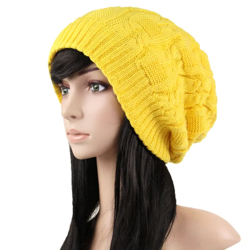 new autumn winter computer knitting cable hat cheap wholesale warm hat