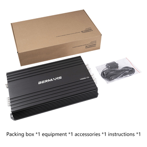 Amplificador de coche mono de clase <span class=keywords><strong>D</strong></span> de potencia máxima 10000WD de alta eficiencia de estilo brasileño Crossovers de aluminio y amplificador de bocina Subwoofer - Product Image 6