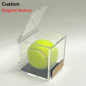 6.5*6.5 tùy chỉnh PS Mini rõ ràng hộp Acrylic hình vuông nhỏ Lưu trữ khối kẹo trong suốt container Quà Tặng tổ chức nhỏ có nắp - Product Image 3