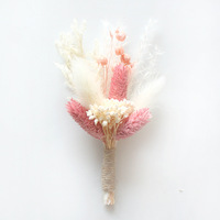 Magnifique arrangement de fleurs séchées conservées naturelles Mini bouquet Cadeaux de mariage uniques pour les invités pour Noël Saint Valentin