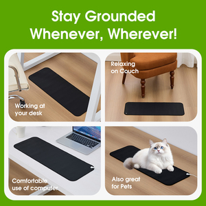Tapis de mise à la terre anti-radiation avec logo personnalisé, soulage le stress, <span class=keywords><strong>bien</strong></span>-être, portable, tapis de <span class=keywords><strong>yoga</strong></span> pour les pieds, caoutchouc naturel CE - Product Image 3