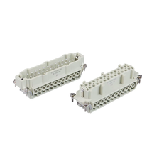 Conectores de Alimentación Industriales SENTUO HE-024 de 16A y 24 Pines Macho/Hembra con Terminal de Tornillo, Carcasa de Aluminio, Latón, IP65, de Alta Resistencia