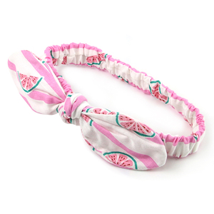 diadema accesorios para el cabello hechos a mano embellecido elástico tejido bebé niña moño bandas para el cabello - Product Image 3