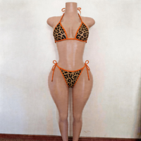 Ensemble bikini deux pièces à pois Y2K 2026 pour femme, haut court et short, maillot de bain de plage personnalisé avec logo, faible MOQ, commande en petite série