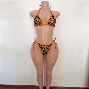 Conjunto de Bikini de Dos Piezas con Estampado de Puntos Y2K 2026 para Mujer, Top Corto y Pantalones Cortos de Verano, Logotipo Personalizado, Traje de Baño para Playa, MOQ Bajo, Pedido de Pequeños Lotes - Product Image 6